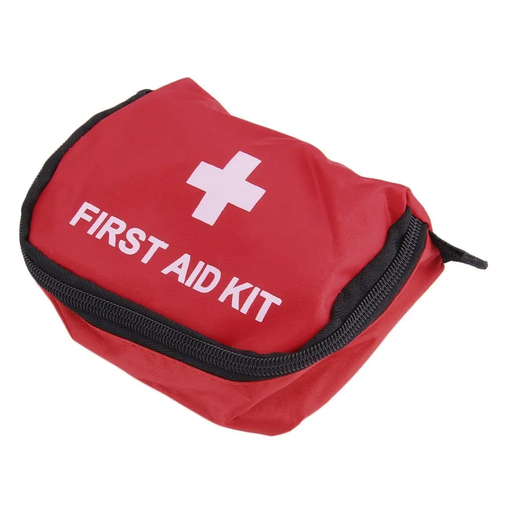 First Aid Kit 0.7L Red PVC Outdoors Camping Emergency Survival Empty Bag Bandage Drug Waterproof Storage Bag