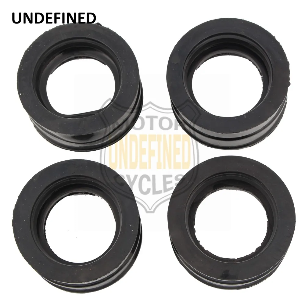4 Pcs Carburetor Interface Intake Manifold Adapters Boot Set for Honda VF700C /S/F VF750C /S/F Magna Interceptor Sabre