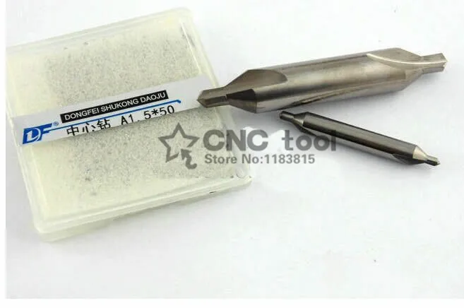 A3.0*D8 2pcs/set 60 degrees High quality Solid carbide center drill Processing: stainless steel and Steel etc.