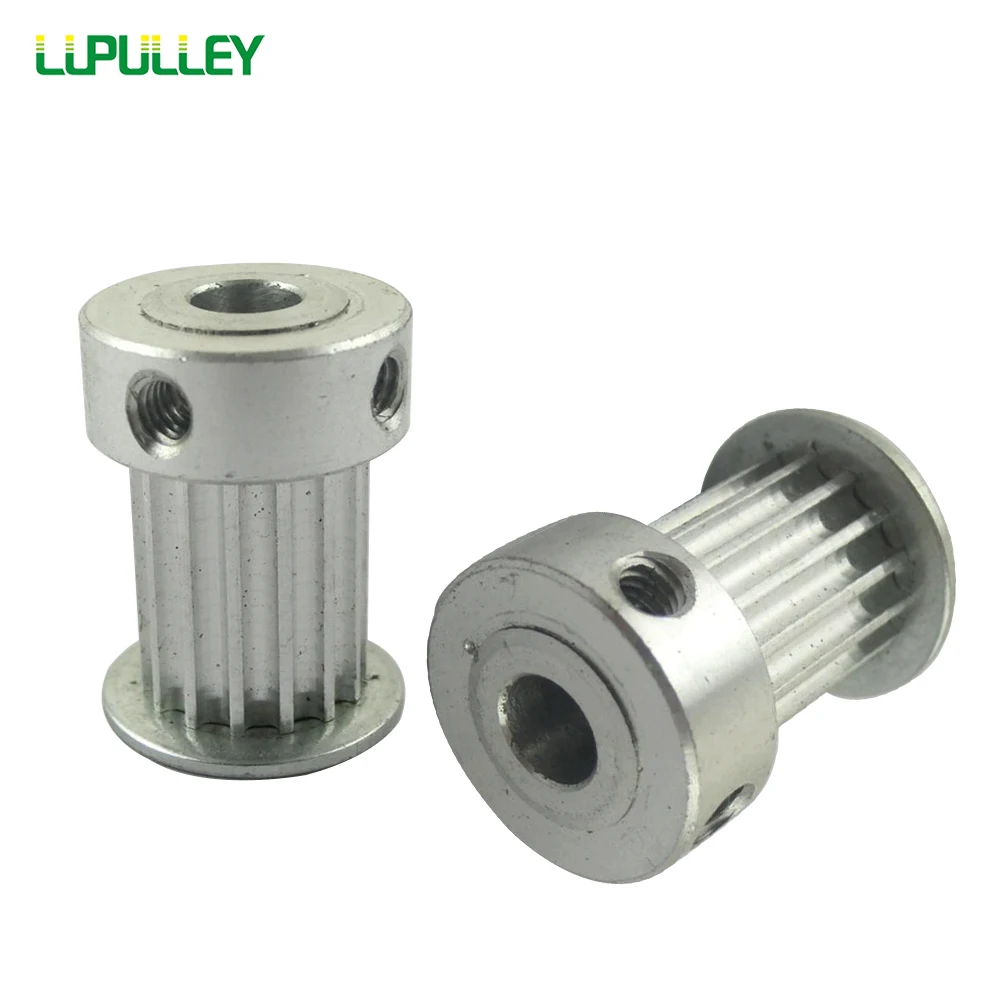 

LUPULLEY 14 Teeth 3M Timing Pulley Bore 4mm/5mm/6mm/6.35mm/7mm Fit Width 15mm HTD3M Belt 14T 14Teeth HTD3M Pulley CNC 2PCS