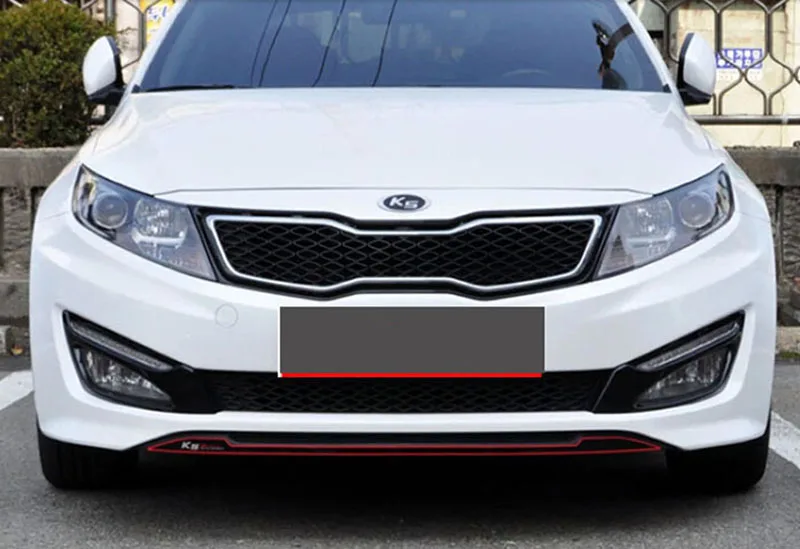 Sport Red Turbo Front and Rear Bumper Sticker Vinyl Decal for Kia K5 Optima 2011 2012 2013 2014 2015