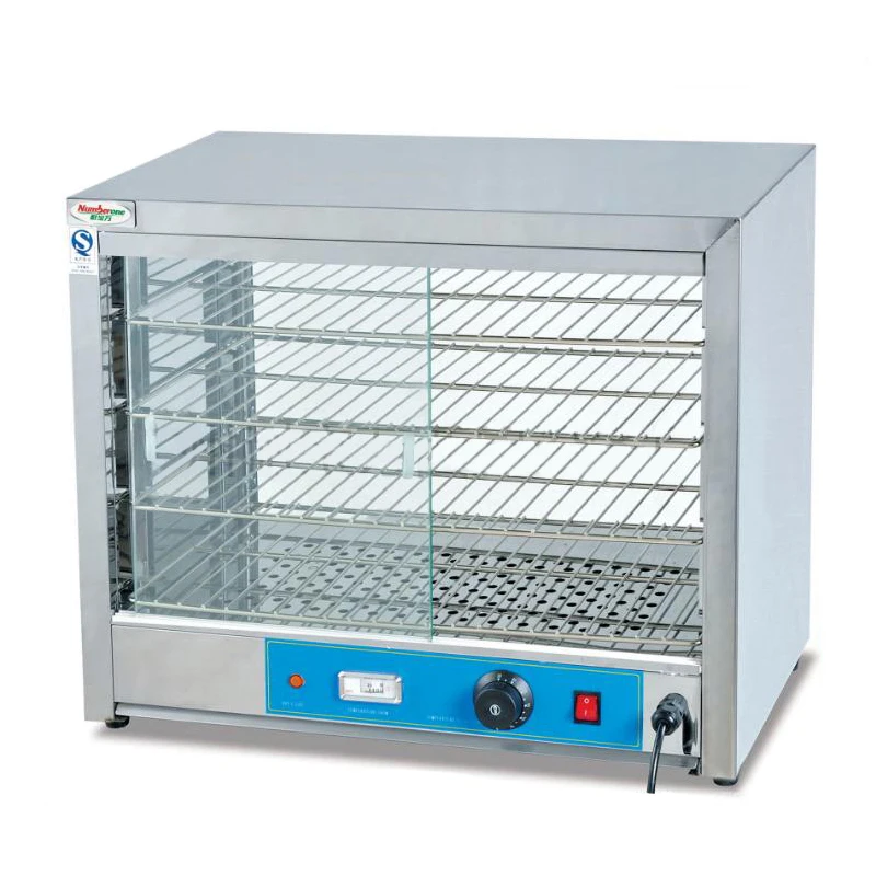 Food Thermal Insulation Cabinet Commercial Food Display Case Egg Tart/Cooked Food Heat Preservation Showcase