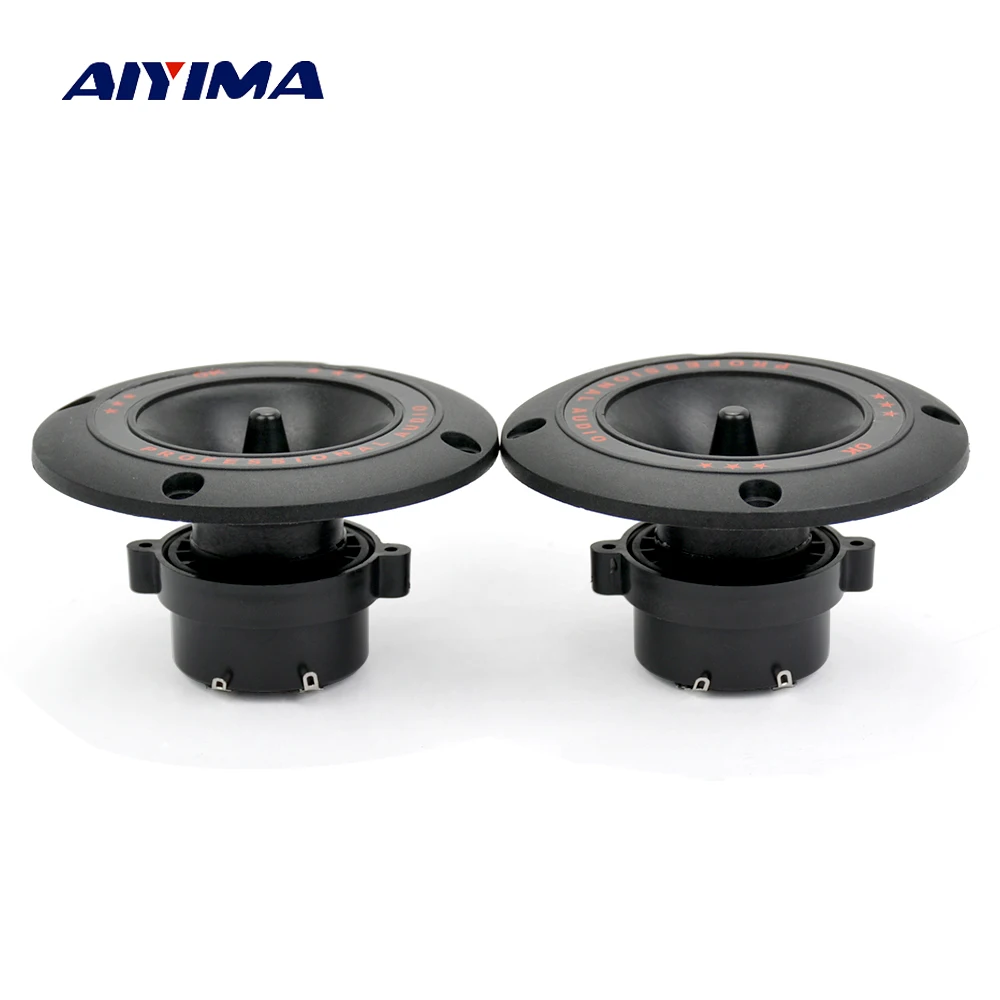Aiyima 2 pçs 4 Polegada alto-falantes portáteis de áudio 50w bobina tweeters alto-falante diy para alto-falante de cinema em casa