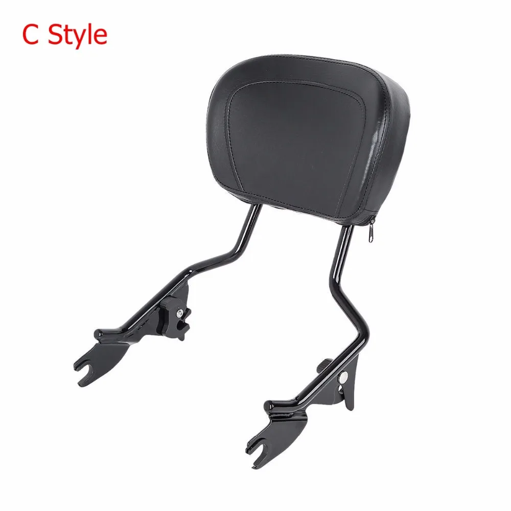 Motorcycle Detachable Backrest Sissy Bar Luggage Rack For Harley Touring Road King Street Glide Road Glide CVO FLTRXS 2014-2024