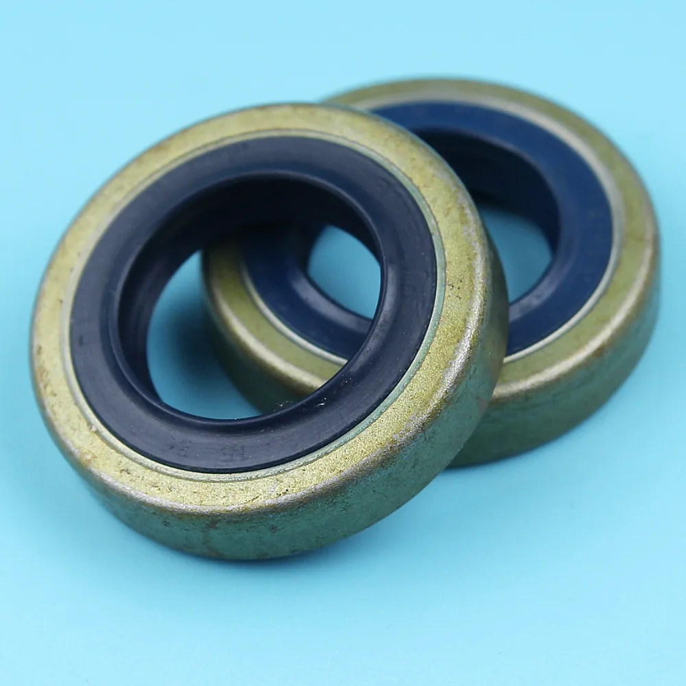 2Pcs/lot Oil Seals Set Fit For Husqvarna 268 272 61 66 266 343 343F 343FR 343R 345FX K750 K760 K970 Chainsaw Brush Cutter New