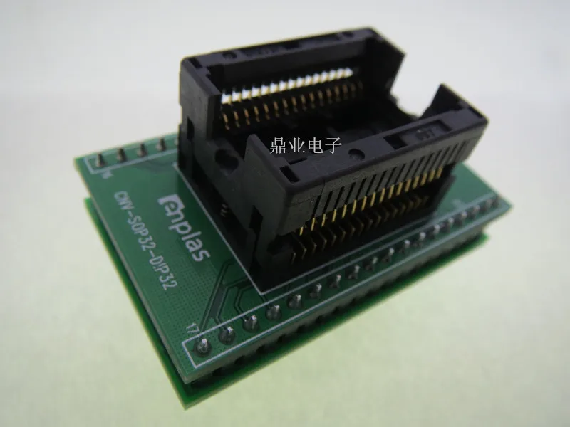 SOP32/DIP32 ABOV Dedicated Chip Burn-In Socket Emas Plating IC Testing Seat Test Socket Test Bench