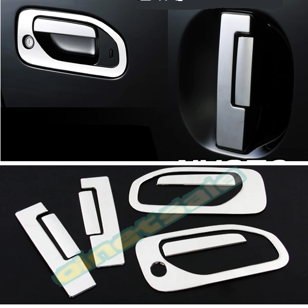 SUS304 Stainless Steel Door Handle Garnish Trim Car Styling Cover Accessories For Nissan CARAVAN NV350 E26