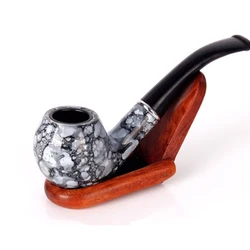 Pipe Chimney Double Filter Long Smoking Pipes Herb Tobacco Pipe Cigar Gifts Narguile Grinder Smoke Mouthpiece