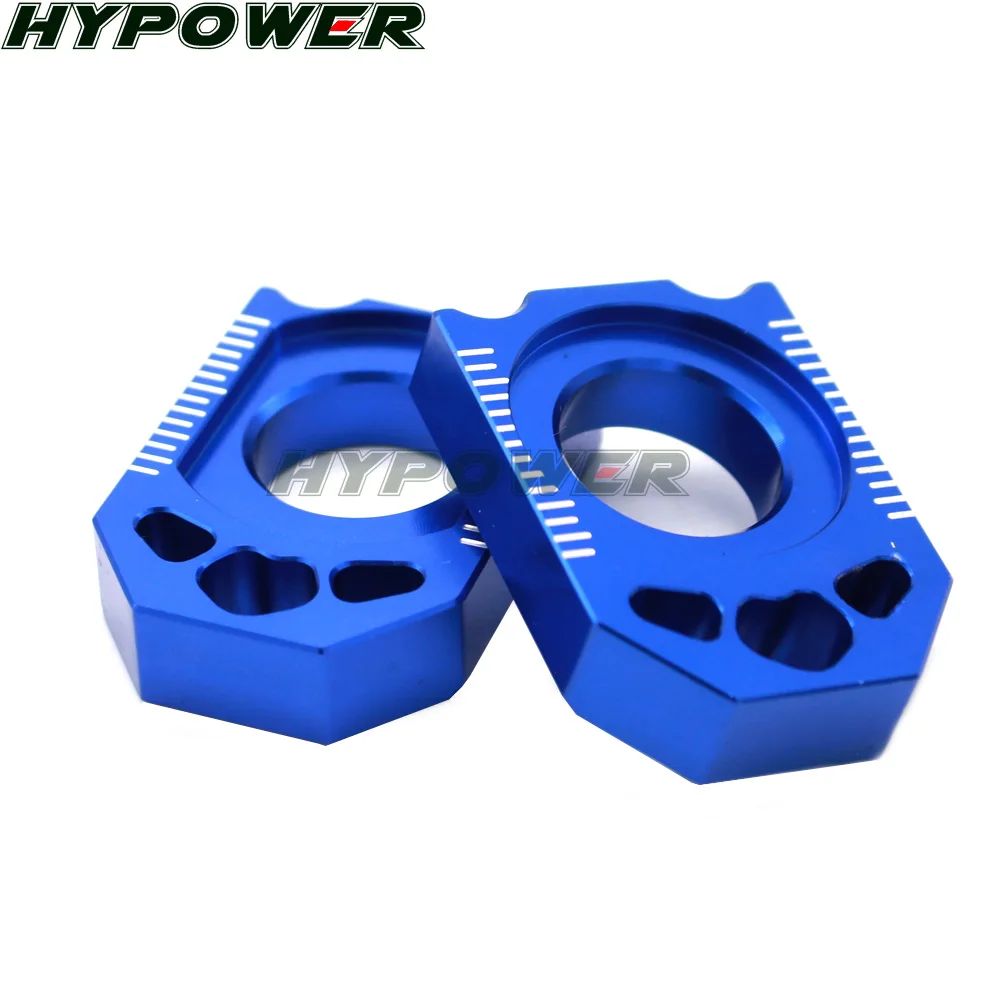 For YAMAHA YZ125 YZ250 YZ250F YZ450F YZ250X YZ250FX WR250F WR450F WR250R WR250X Motorcycle CNC Rear Chain Adjuster Axle Block