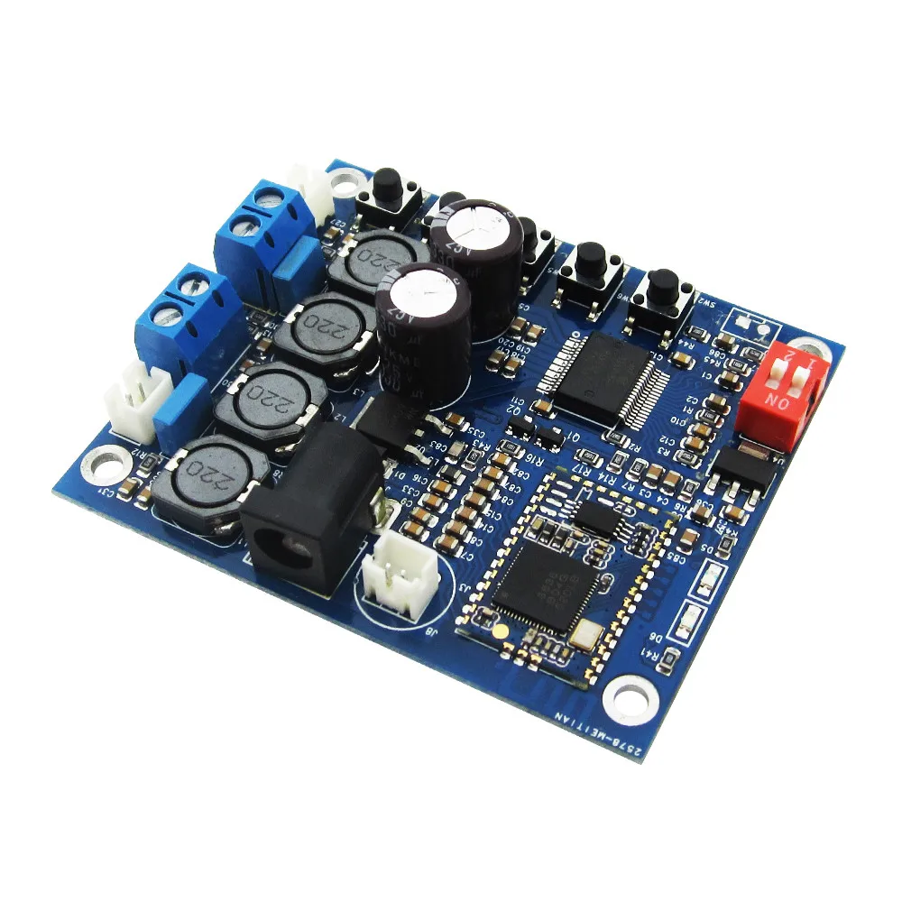 

HAILANGNIAO New Arrival Durable Quality Digital Bluetooth CSR4.0 Audio Receiver Amplifier Board Module TDA7492P 25W+25W