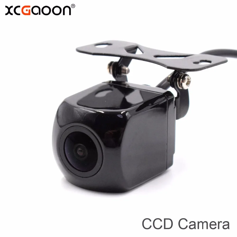 

XCGaoon Q3 Metal CCD Car Rear View Camera Waterproof Wide Angle Backup Camera Parking Reversing Convex Spherical Surface