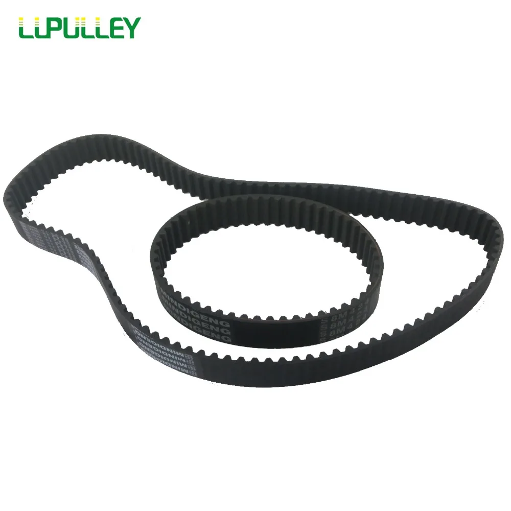 

LUPULLEY S8M Rubber Timing Belt Width 25/30mm Gear Transmission Belt S8M2240/2272/2296/2400/2496/2600/2800/2848 for Machinery