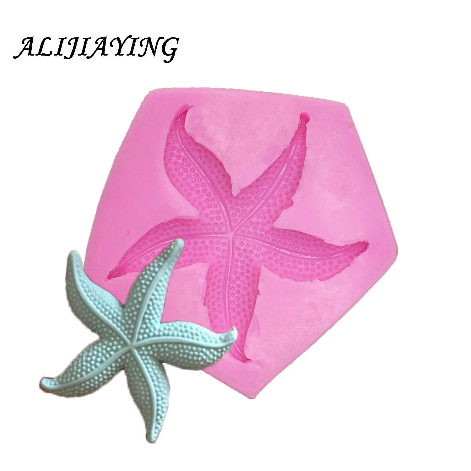 Sugarcraft Starfish chocolate cake decorating tools DIY sea star fondant silicone mold baking tools for cakes decoration D0412