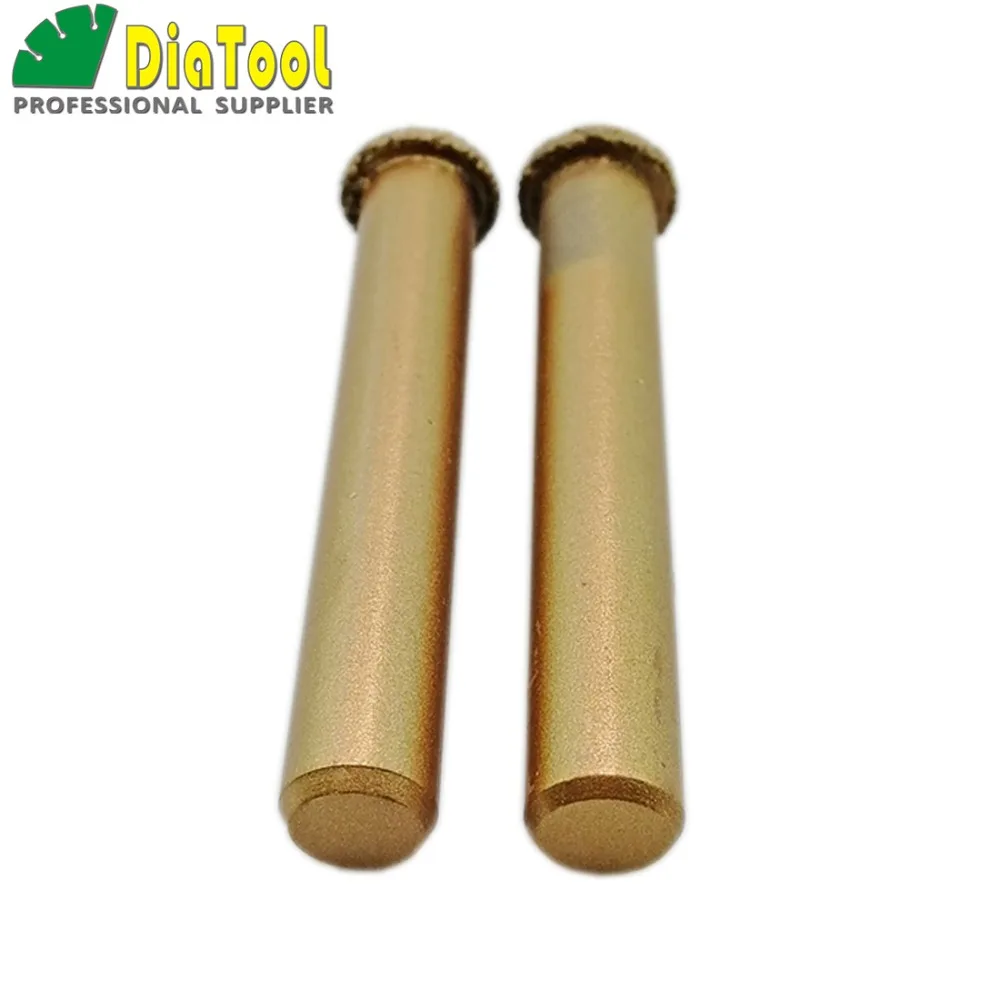 DIATOOL 2PCS CNC Vakuum Gelötete Diamant Gravur Bits, 3D Carving Werkzeuge, 90 Grad, schaft 8mm, CNC Werkzeuge