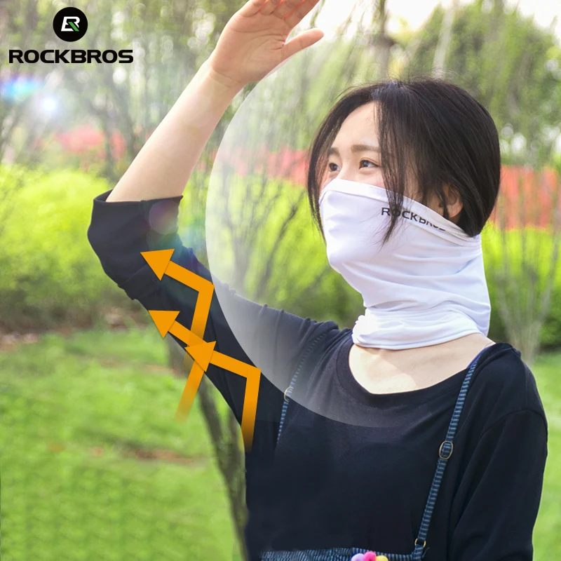 ROCKBROS Cycling Hiking Camping Hunting Running Neck Tube Scarf Bandana Bike Motorcycle Face Mask Bandana Magic Scarf Women Men