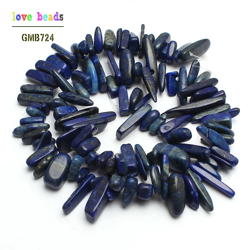 Natural Stone Beads 15-20mm Stick Shape Beads Turquoises Amethysts Aventurine Lapis Lazuli Stone Beads For Jewelry Making 15inch