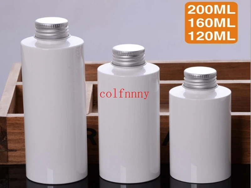 Nhanh chóng Vận Chuyển 120/160/200 ML Nhựa Trang Điểm Chai Nước, Nắp vặn Rỗng Toner Container, bơm lại Chai Lotion, nhôm Hàng Đầu