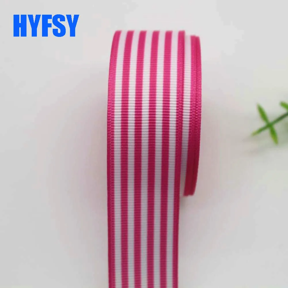 10 yards 25mm Stripes ribbon 10 yards DIY handmade materials gift wrapping sewing fabrics Grosgrain tape cartoon