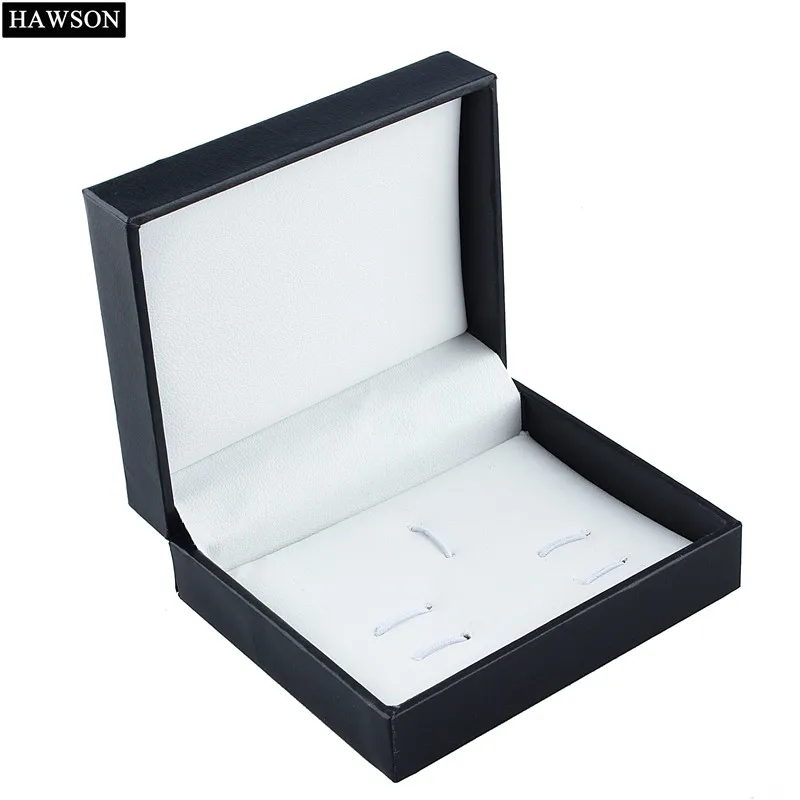 HAWSON Jewelry Boxes and packaging New Cufflinks Boxes Storage Tie Sets Black Gift Box Online