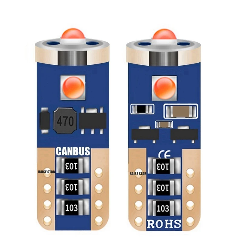 Автомобильные купольные лампы T10 W5W WY5W, 2 шт., супер яркие, светодиодные, с чипом Cree, источник парковочные фары автомобиля, Canbus, боковые лампочки