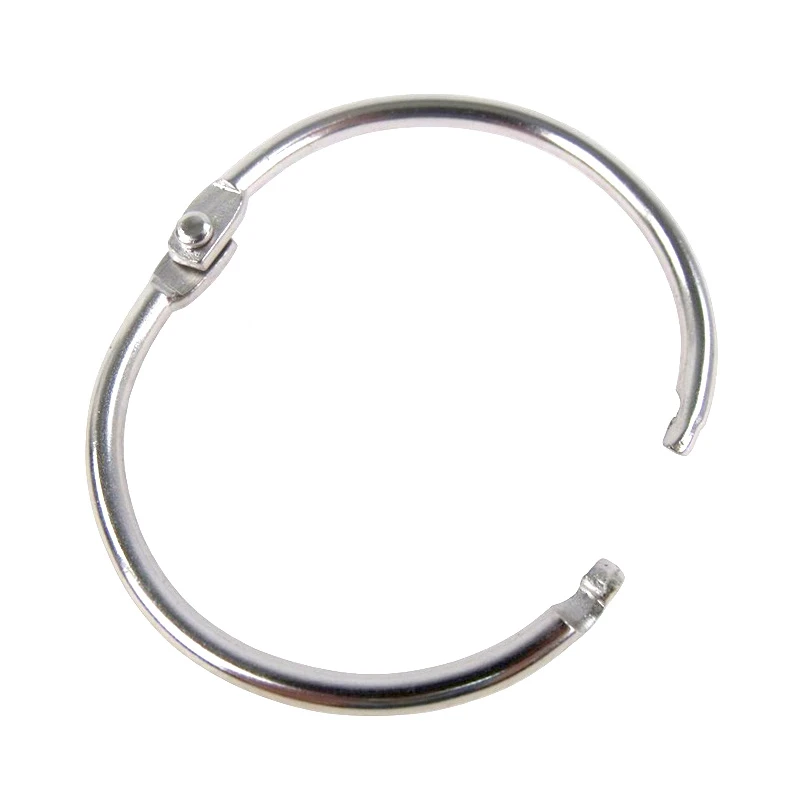 ReadStar-Anillo de encuadernación de hojas sueltas de acero inoxidable, anillos de Metal niquelado, consumibles de encuadernación de 15-110mm, 5 piezas/10 piezas/20 piezas