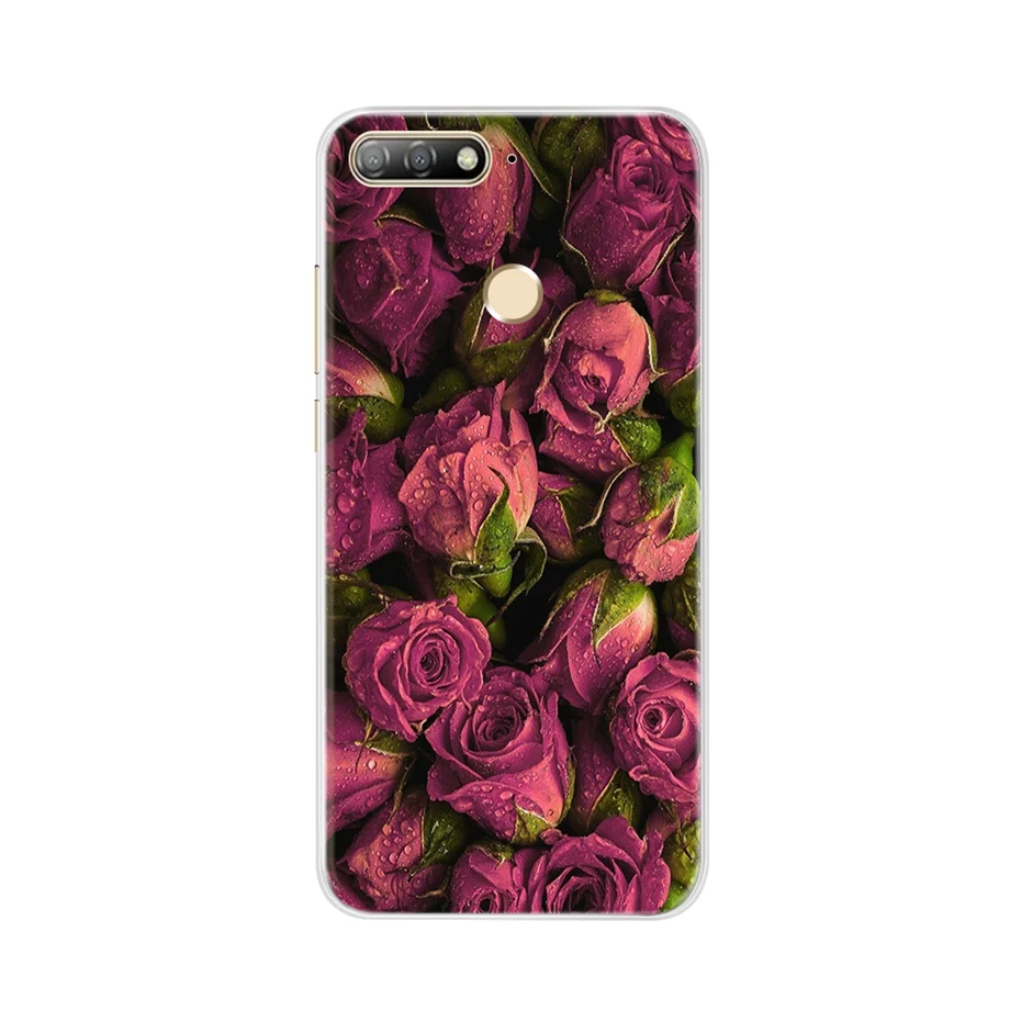 for funda huawei Y7 2018 case for huawei Y7 Prime 2018 cover soft tpu silicon case for coque huawei Y 7 Y7 prime 2018 phone case