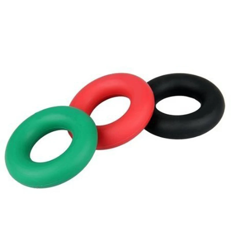 Rubber ring for hand and forearm strength, 3 colors,, 40,50lb, 8cm