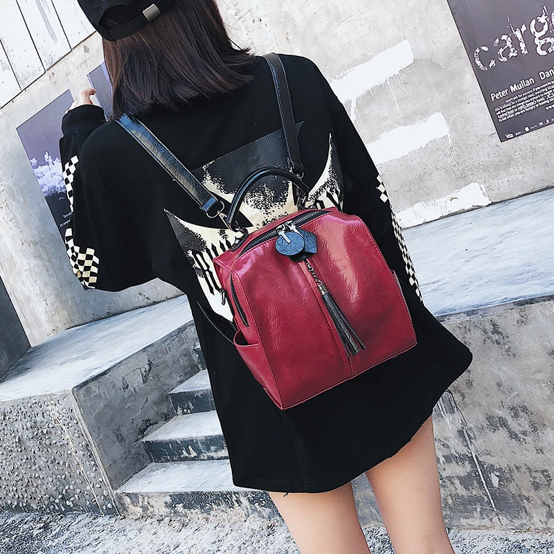 

New Fashion PU Leather Women Backpack Mini Women Shoulder Bags Teenager School Backpack Bag Lady Backpacks 99