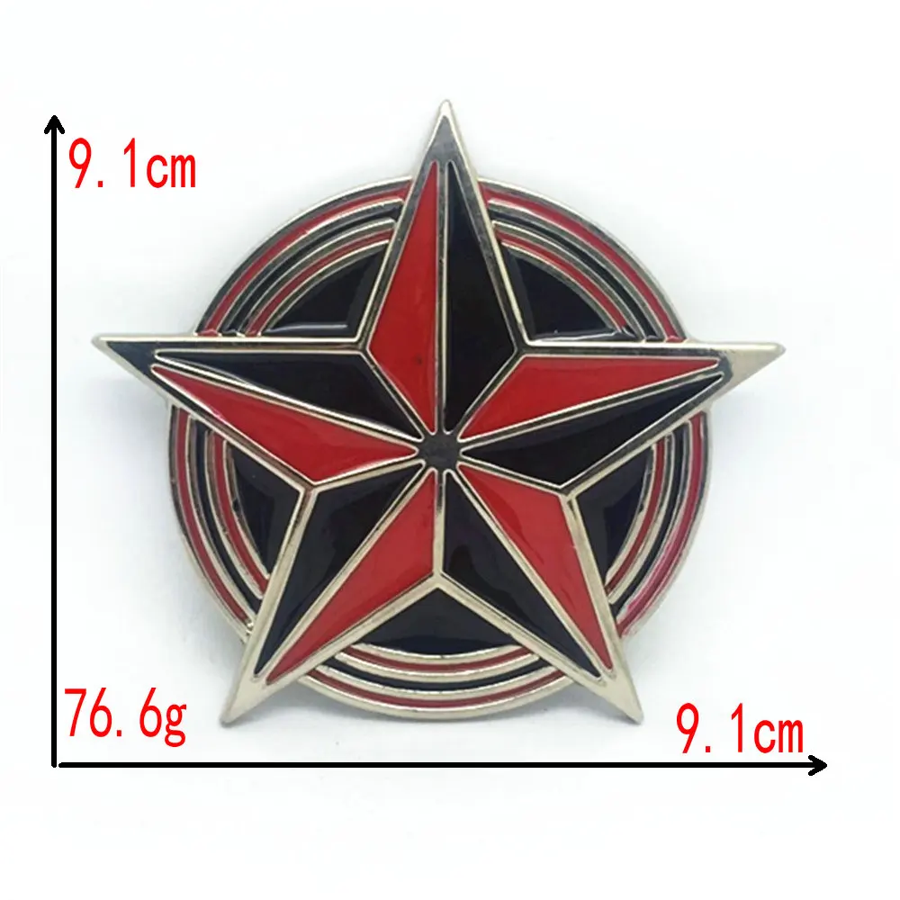 Western cowboy belt buckle Kay and special red drop oil zinc alloy cross pattern cross belt buckle