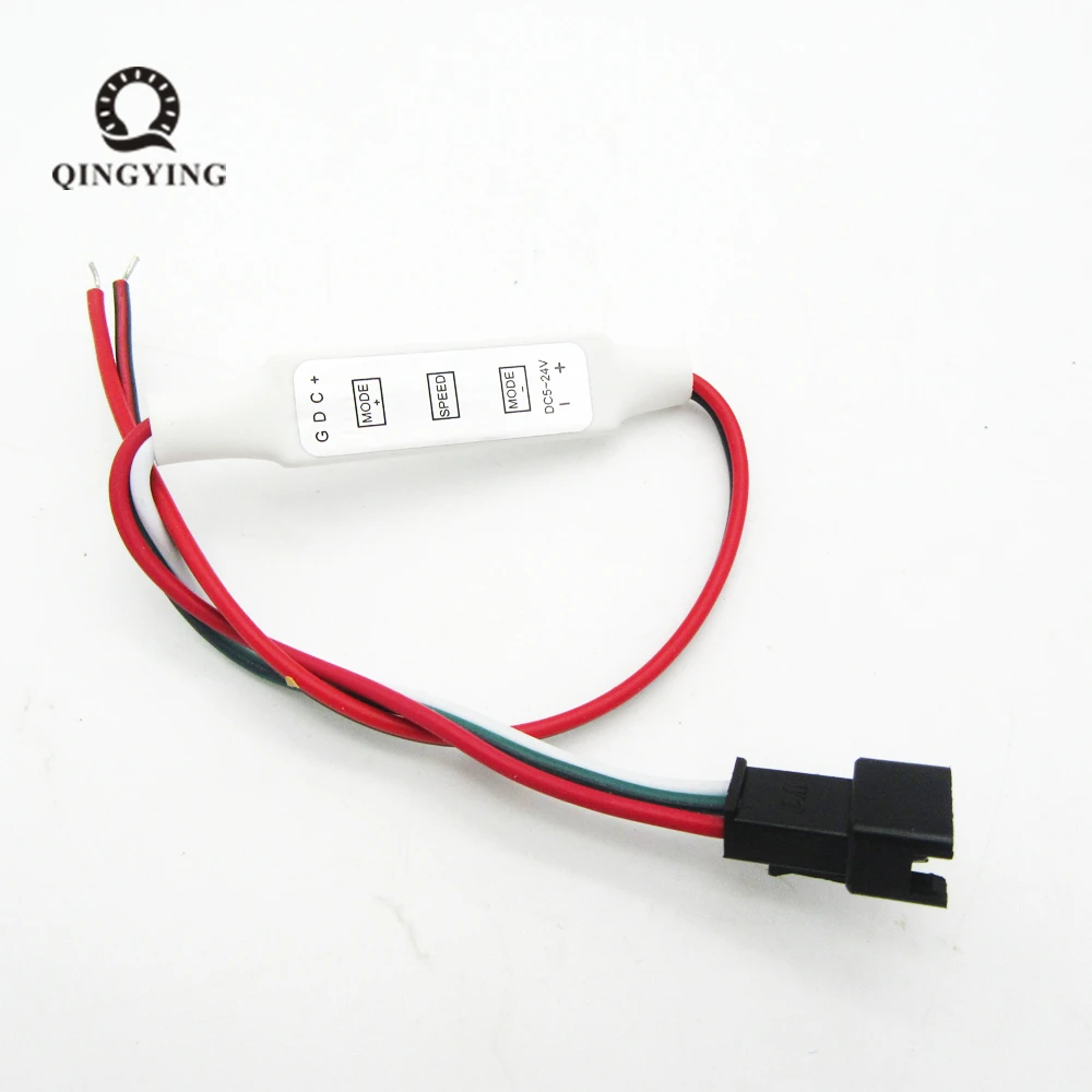 

10pcs Mini 3Key RGB Controller Connector for DC5V 12V 24V Pixels Dream Color WS2811 WS2812B LED Strip Light