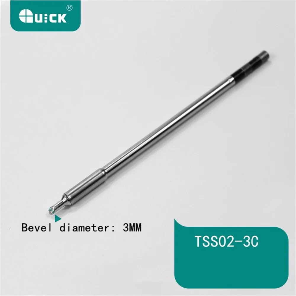 QUICK TS-I/TS-IJ/TS-3C/TS-SK/TS-K Conical Type Lead Free Solder Iron Tip For TS1200A