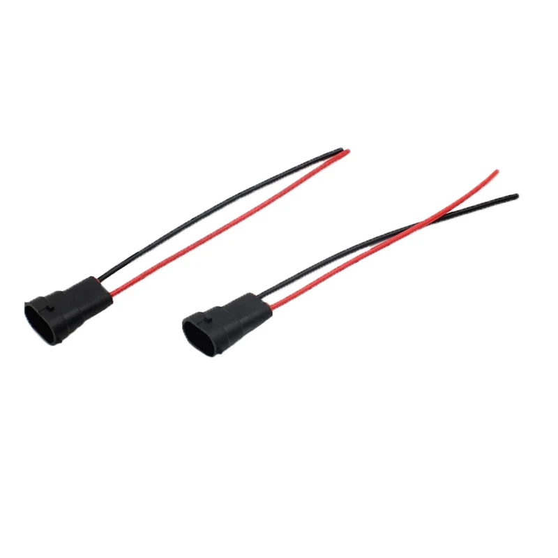 2Pcs H8 H9 H11 880 881 Female/Male Adapter Wiring Harness Socket Car Auto Wire Connectors Cable Plug
