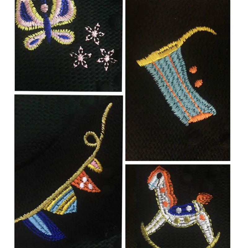 Autumn Winter Women Cardigans Sweaters Luxury Brand Design Knitted Christmas Sweater High Quality Cartoon Embroidery Cardigans