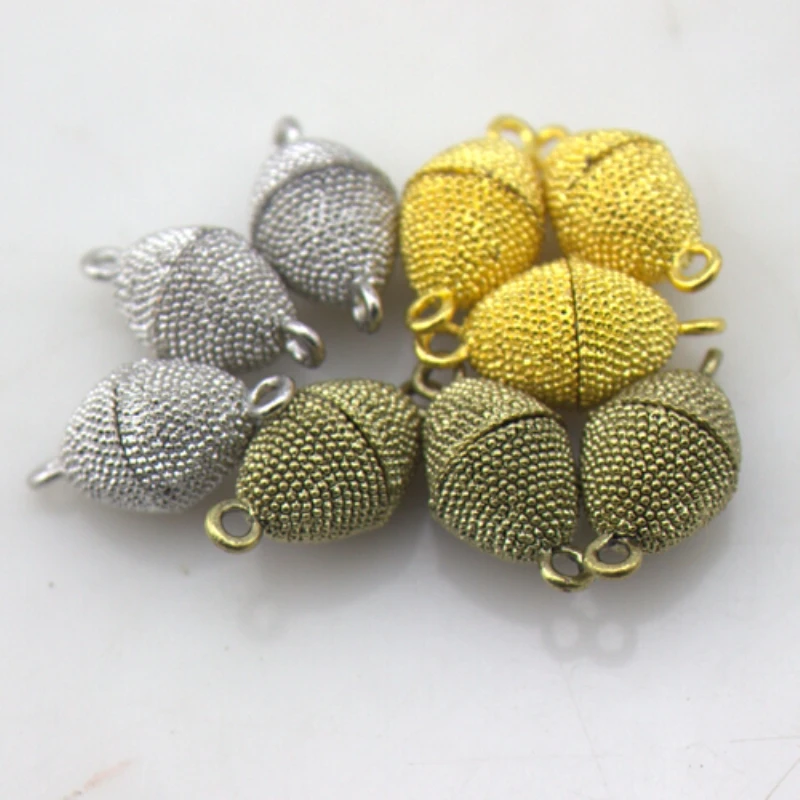 10pcs/lot Strong magnetic bracelet magnet clasp stinging ball jewelry holders necklace connectors for jewelry making findings