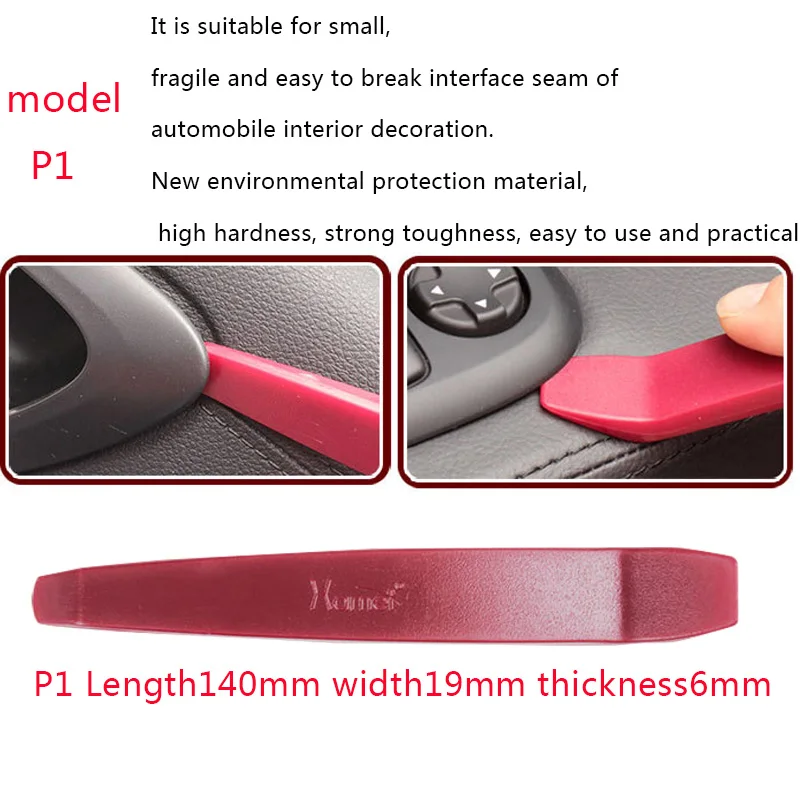 4pcs Auto Car Radio Door Clip Panel Trim Dash Audio Removal Installer Pry Tool