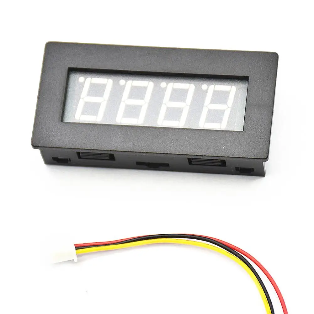 4LED Digital Frequency Tachometer Speed Meter RPM Tester 5-9999R/M DC8-15V C5P3