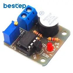 9V/12V Battery Sound and Light Alarm Against Over-discharge Protection Board Low Voltage /Under Voltage Protection Module