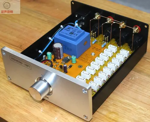 ZEROZONE Hohe präzision 0.1% version Relais volumen controller/Balance preamp L6-10