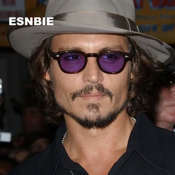 Acetate Sunglasses Men Round Small Vintage Sun Glasses Women Retro Johnny Depp Glasses Lentes De Sol Hombre Driving Eyewear