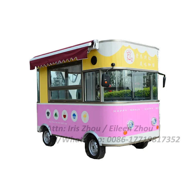 

Tricycle Food Cart Bike Mini Bus Food Truck Mobile Bbq Food Cart Street Style Food Truck