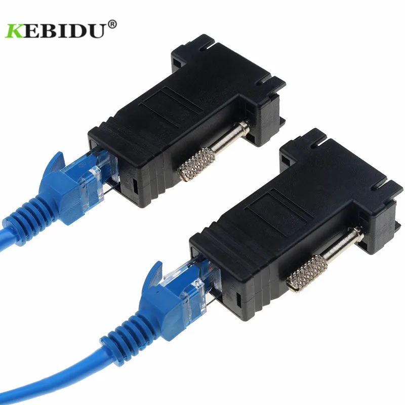 Kebidu RJ45 do rozszerzacz vga męski na lan CAT5 CAT6 RJ45 sieci kabel ethernet adapter żeński komputera dodatkowe przełącznik