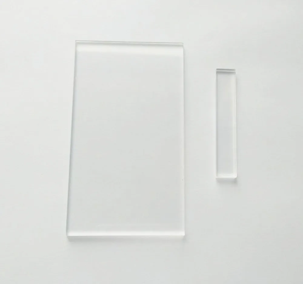 Transparent Gloss Acrylic Rectangle Sheet, Clear Acrylic Rectangular Place Card Material, Rectangle Crafting Mosaic & Wall Tiles