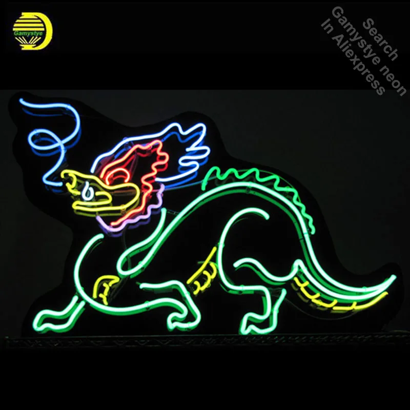 Dragon Neon Sign Beautiful  handmade neon Signs Real Glass Tube neon lights Recreation Wall Windows Iconic Sign Neon Light LAmps