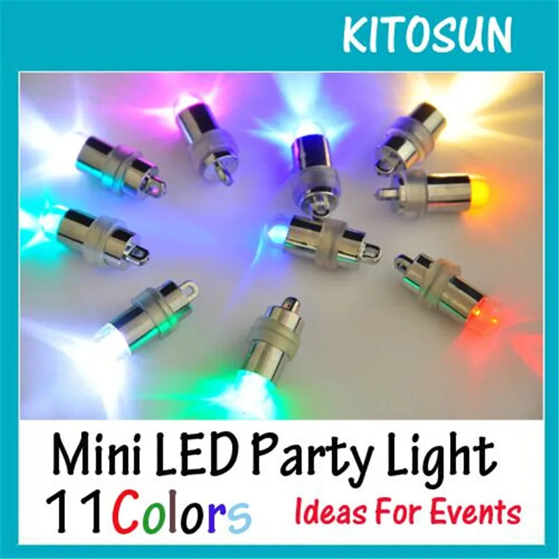 

11 Colors Waterproof LED Mini Party Lights for Lanterns, Balloons Floral Mini Led Lights For Wedding Centerpiece KIT Glass Vases