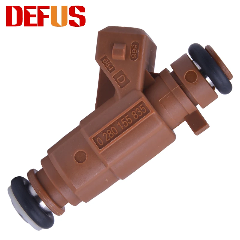 New 6X Fuel Injector OEM 0280155835 For VW Combi 1.6L 1997-2005 Gasoline Valve Nozzel Injection 0409060315 AY-RK008 High Quality