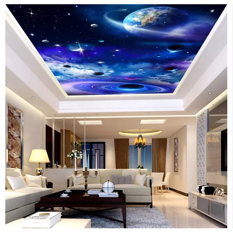 beibehang Customizable modern decorative classic wall paper HD sky suitable for 3D floor zenith papel de parede 3d wallpaper