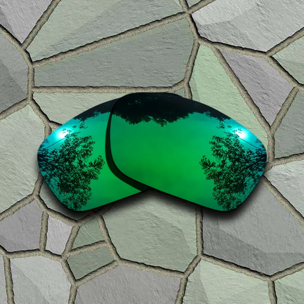 Sky Blue&Jade Green Sunglasses Polarized Replacement Lenses for Oakley Fuel Cell