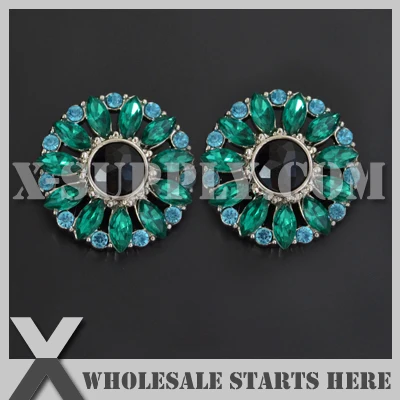 

RB1064AM / Free Shipping Amy Acrylic Rhinestone Button with Shank for Clothing,Bobby Pin,Flower Clippie