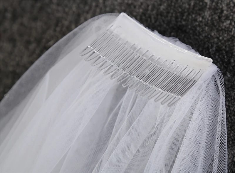 Voile de Patients de 3 Mètres avec Peigne, Accessoires de Mariage, Nouvel Arrivage