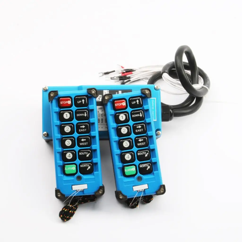 Wireless Industrial Remote Controller Switches 8 Channels Keys Direction Button Hoist Crane F21-E2B-8 220V for lift elevator